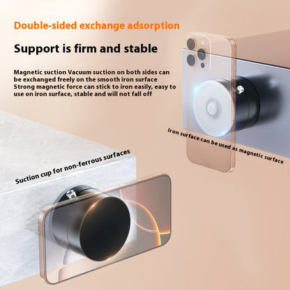 Dual-Magnet Retractable Phone Mount