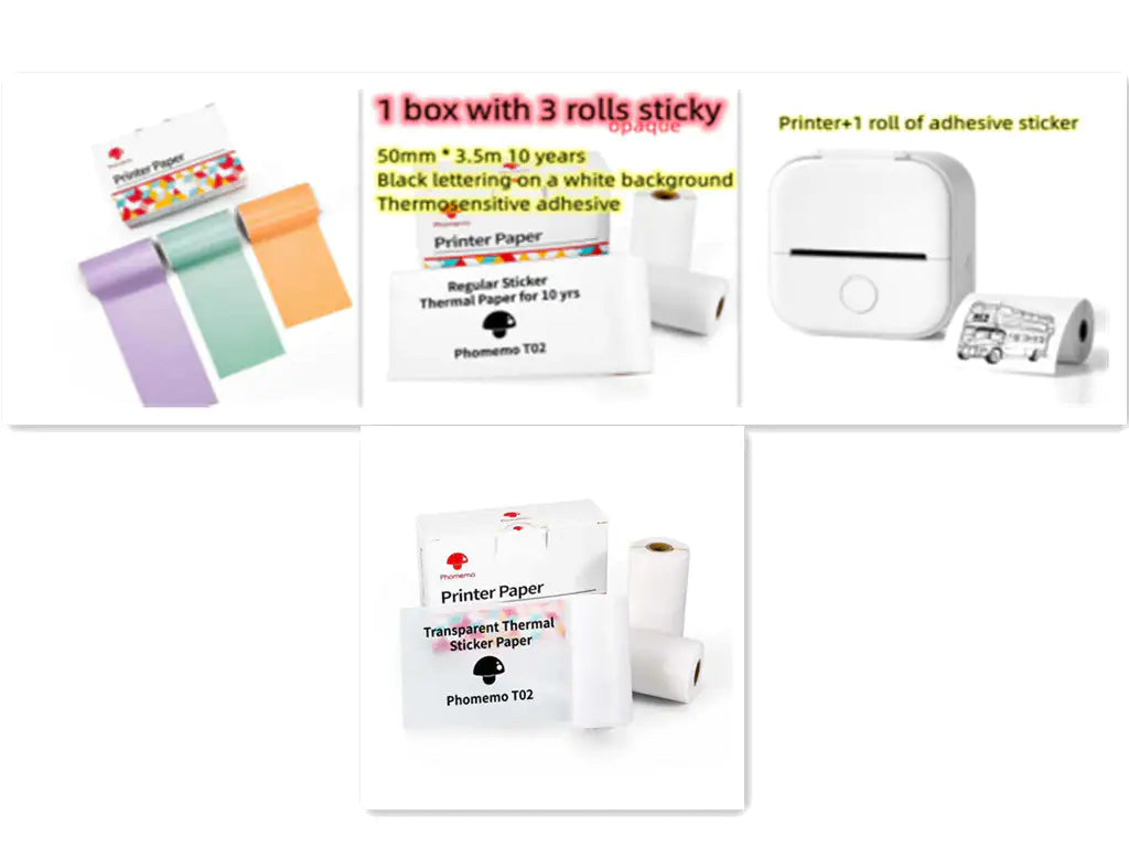 PocketStudy Bluetooth Label Printer
