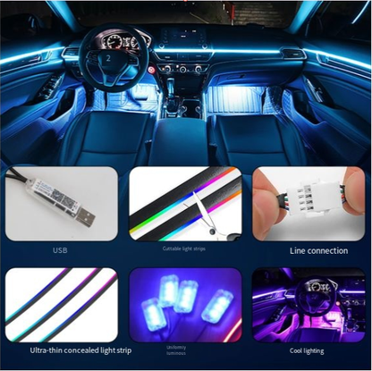 USB Car Synced Music Light