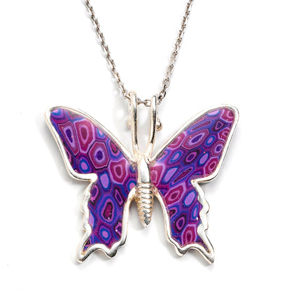 Elegant Butterfly Silver Charm