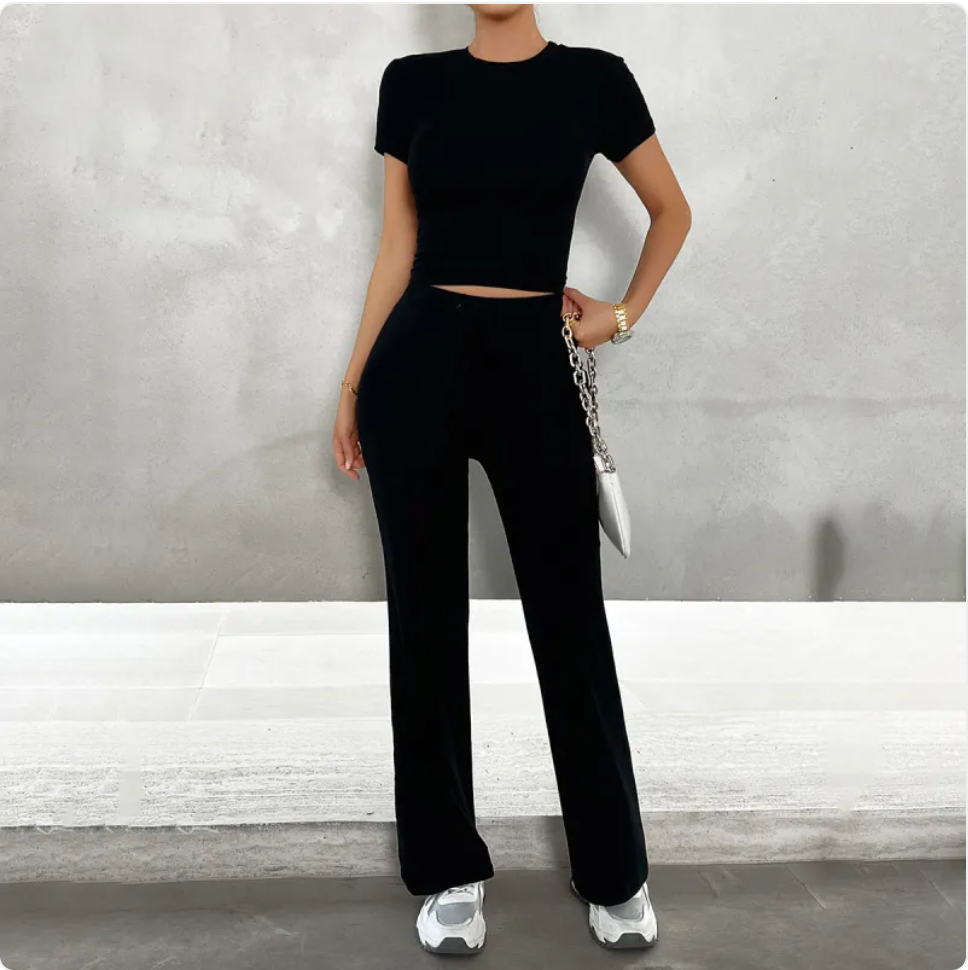 Metro Chic Round Neck Set