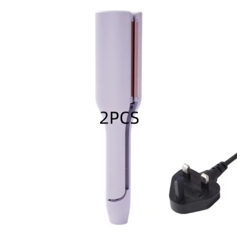 French Deep V Hair Curler – 32MM Big Wave &amp; Water Ripple Curling Iron
