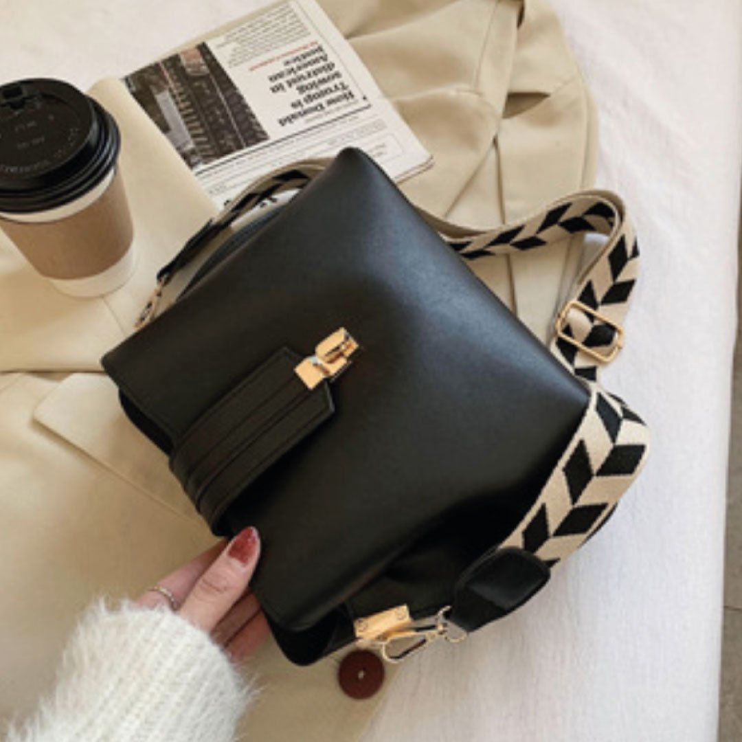 Chic Checkered Convertible Bag