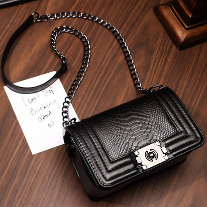 Vega Python Shoulder Bag