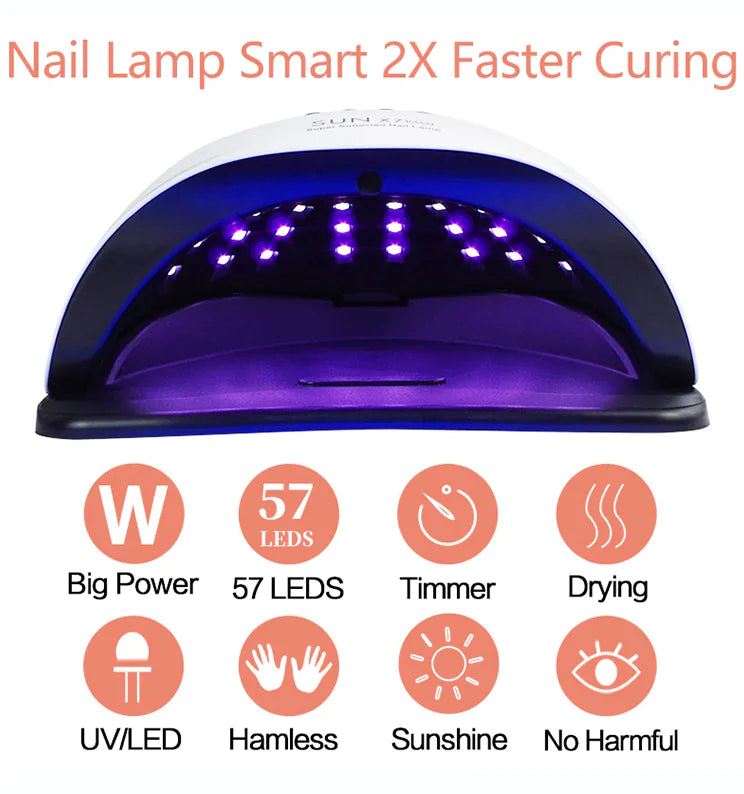 220W UV LED Nail Dryer Professional Manicure Lamp