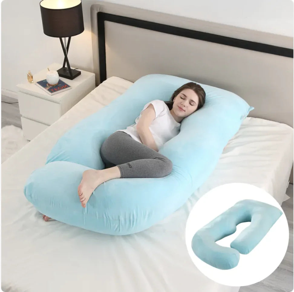 J-Shape Maternity Support Pillow