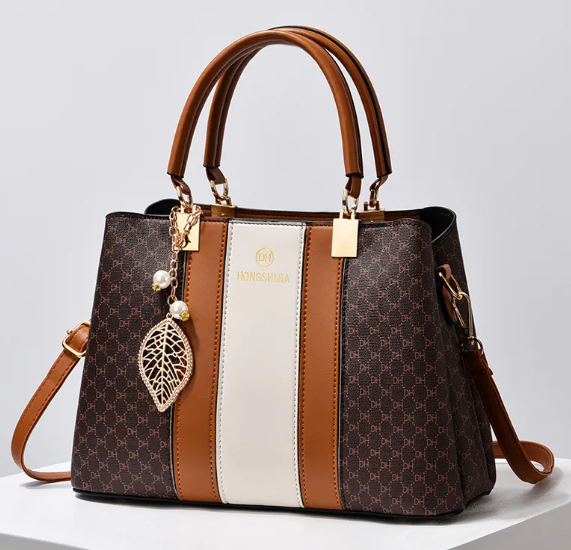 Chic Dual-Tone Crossbody