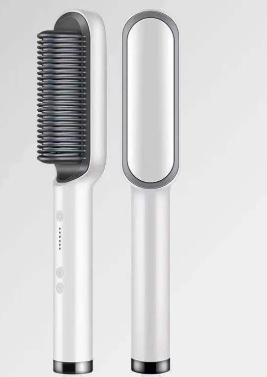 Dual-Use Horn Comb for Straightening and Curling Hair