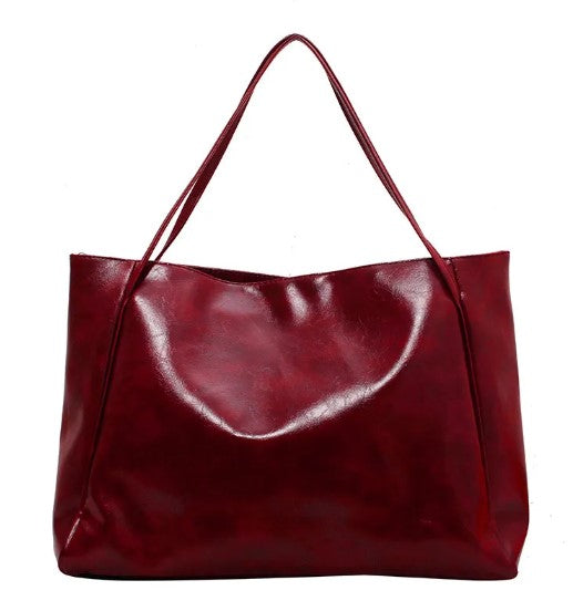 Chic Cattlehide Carryall - Versatile Styling