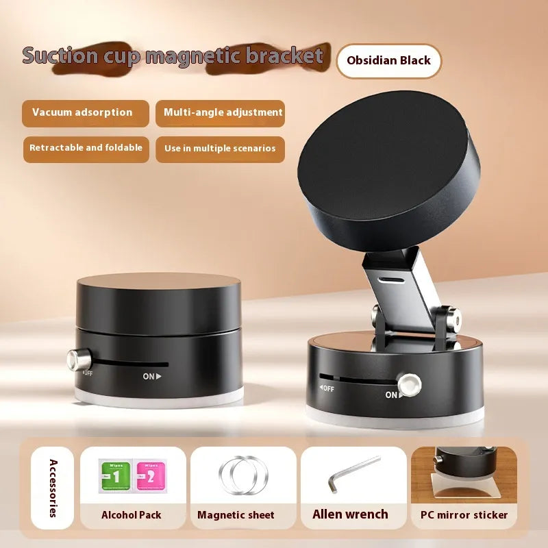 Dual-Magnet Retractable Phone Mount