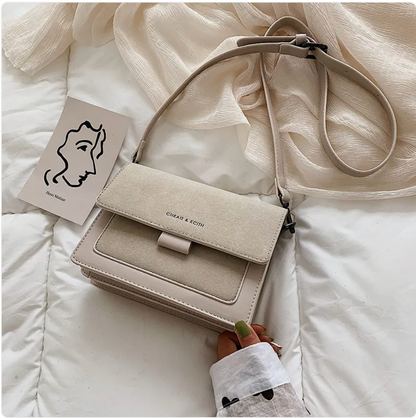 Broad Strap Square Crossbody