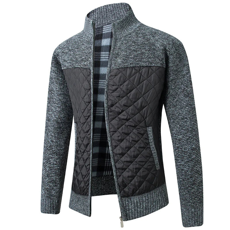 City Stripe Zip Sweater for Men