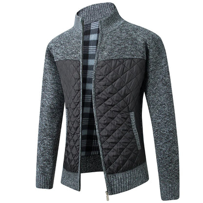 City Stripe Zip Sweater for Men