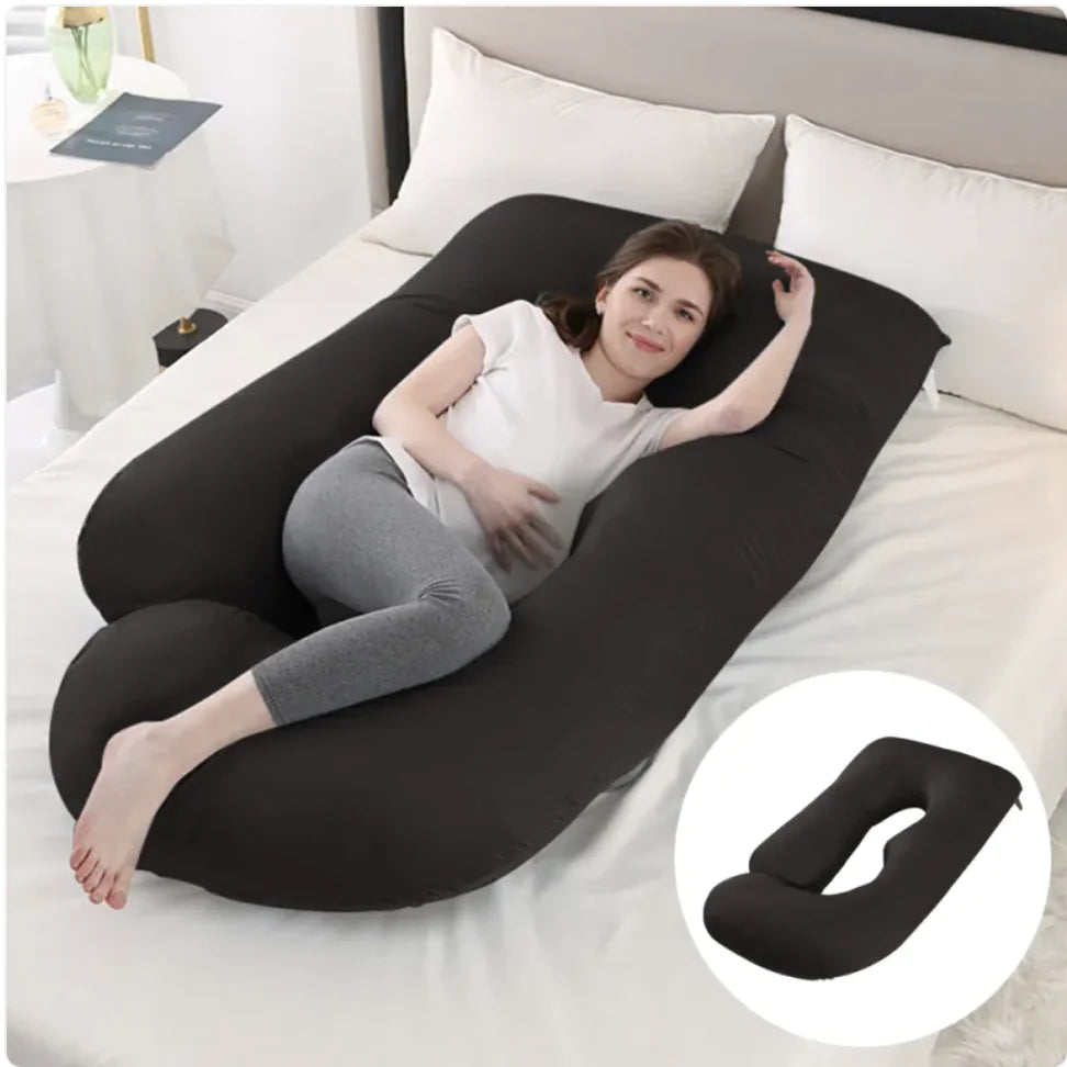 J-Shape Maternity Support Pillow