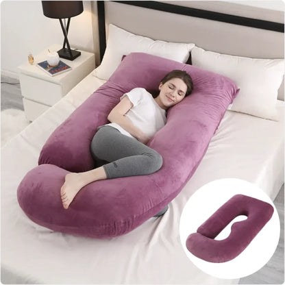 J-Shape Maternity Support Pillow