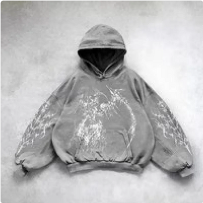 City Pulse Y2K Hooded Sweatshirt