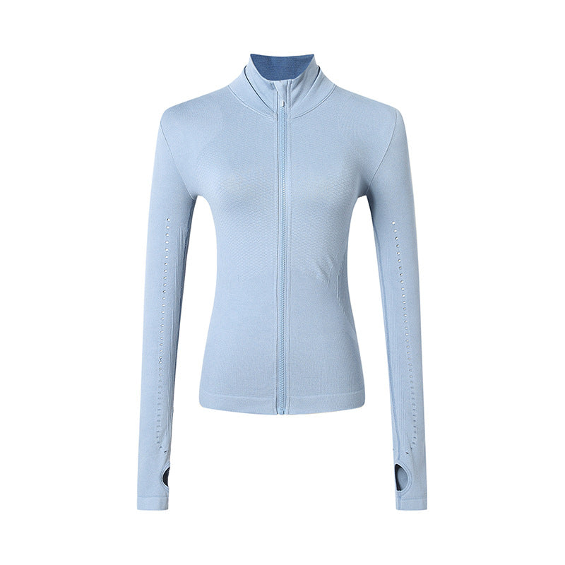 Athletic Zip-Up Yoga Jacket for Women