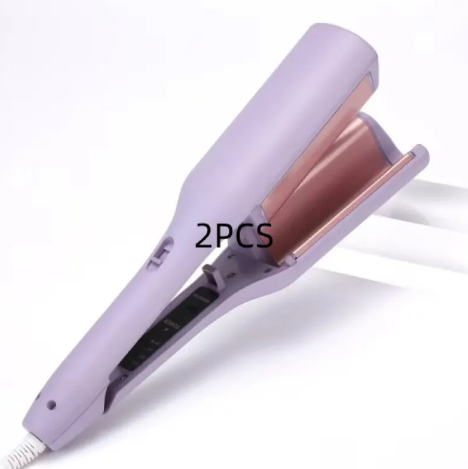 French Deep V Hair Curler – 32MM Big Wave &amp; Water Ripple Curling Iron
