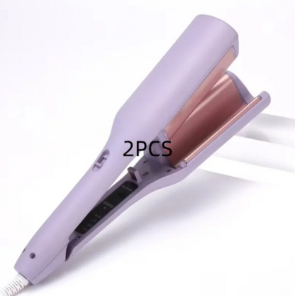 French Deep V Hair Curler – 32MM Big Wave &amp; Water Ripple Curling Iron