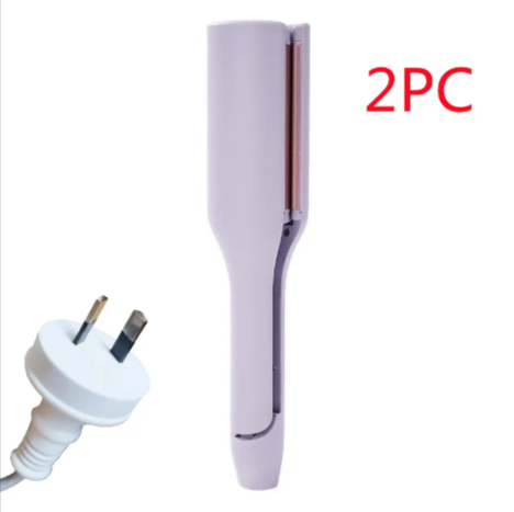 French Deep V Hair Curler – 32MM Big Wave &amp; Water Ripple Curling Iron