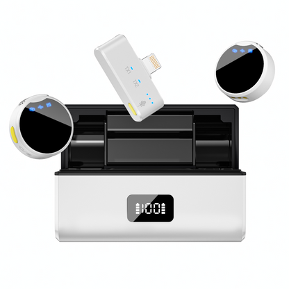 Clip-On Collar Mic with Charger Case
