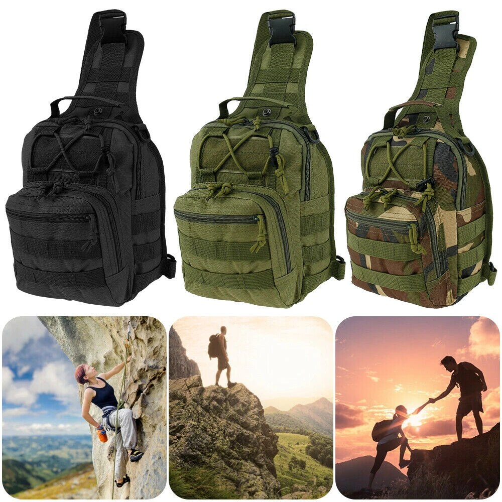 Tactical Sling Backpack for Men - Outdoor Chest Bag