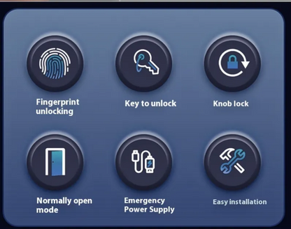 Touch Access Smart Fingerprint Lock
