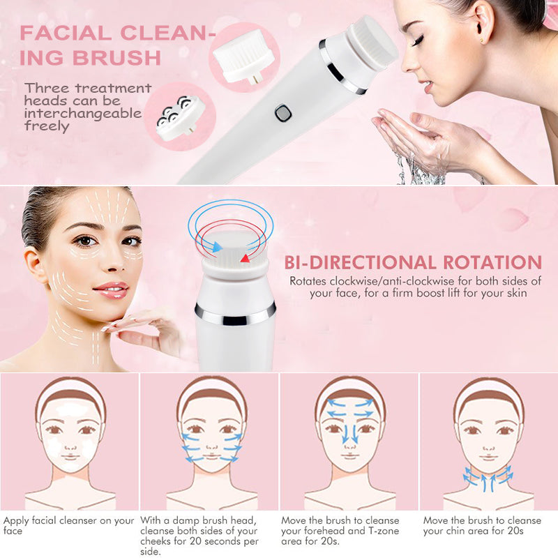 SkinLux 3-in-1 Beauty Brush