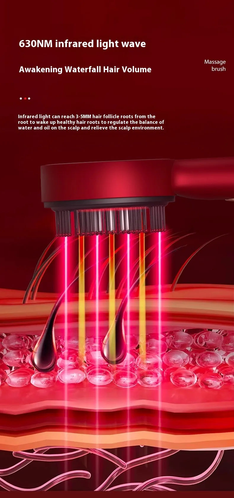 Red Light Hair Wellness Comb
