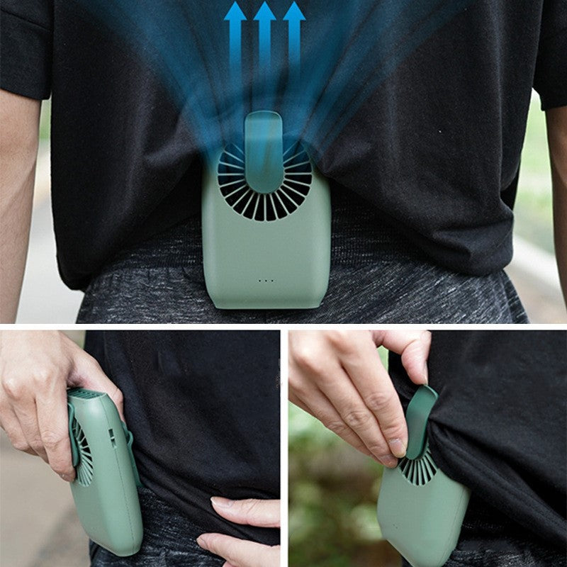 Quiet USB Wearable Fan - Portable Hands-Free Cooling