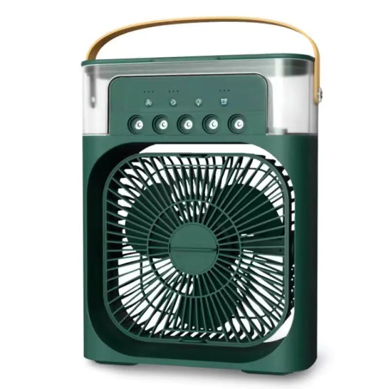 3-in-1 Compact Air Cooler - Mini AC, Humidifier &amp; LED Lights