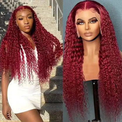 Long Curly Lace Front Wig - Natural Curl Pattern