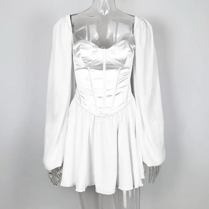 Elegant Chiffon Lotus Dress
