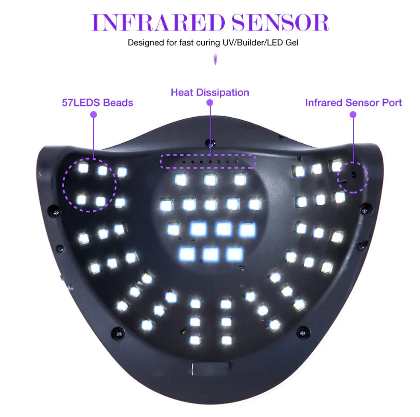 220W UV LED Nail Dryer Professional Manicure Lamp