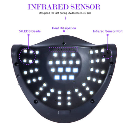 220W UV LED Nail Dryer Professional Manicure Lamp