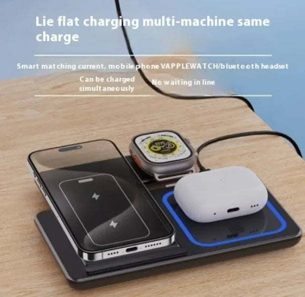 15W Triple-Device LED Quick Charge Hub