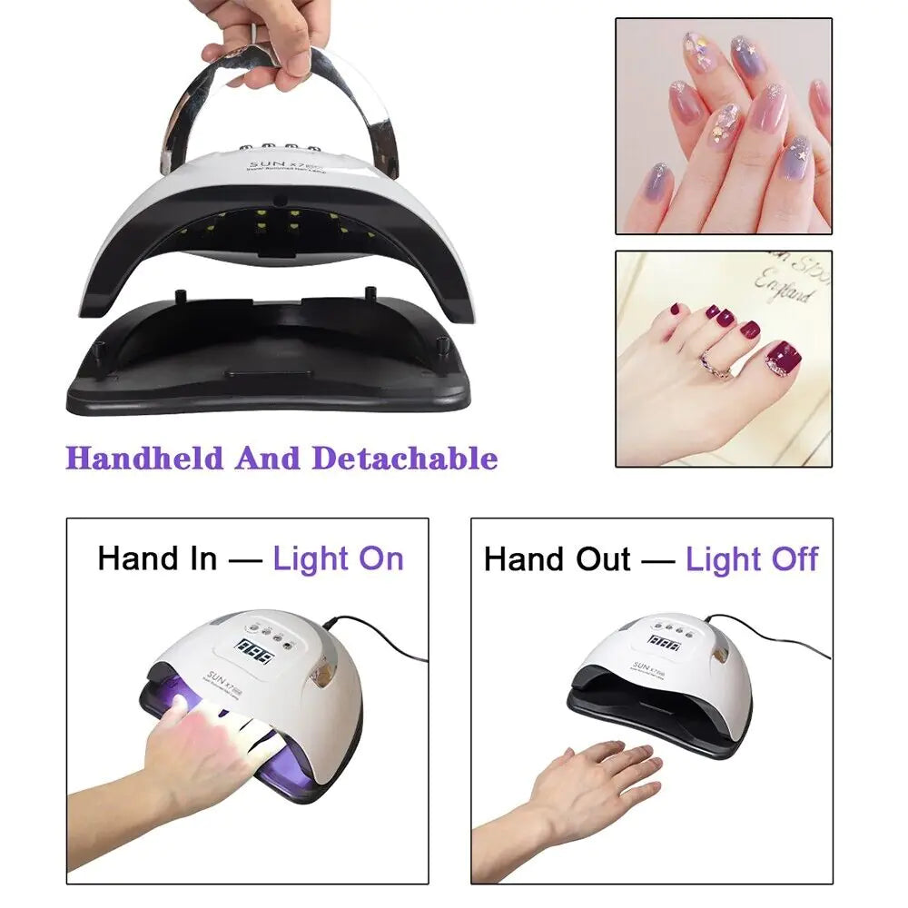 220W UV LED Nail Dryer Professional Manicure Lamp