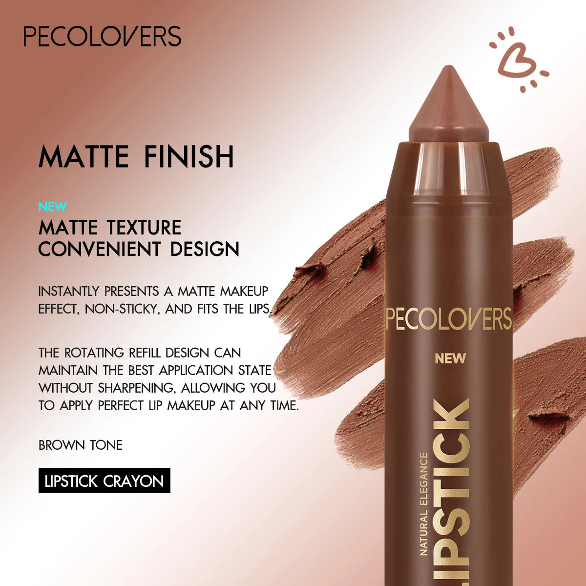 Smooth Matte Lip Crayon