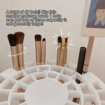 Chic Makeup Brush Organizer