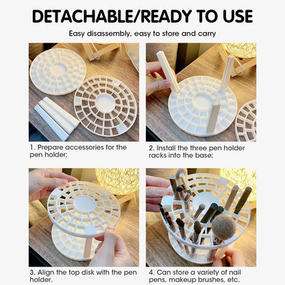 Chic Makeup Brush Organizer