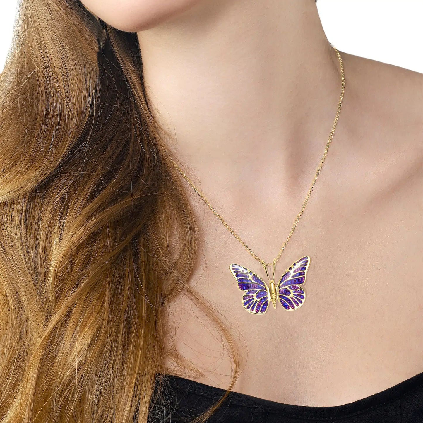 Artisan Gold-Plated Butterfly Charm