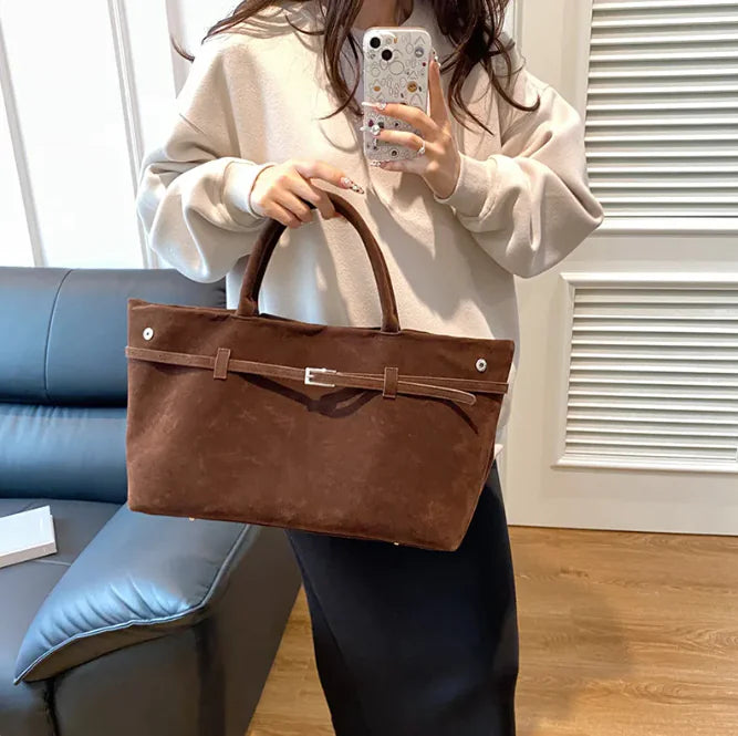 Luxury Suede Tote