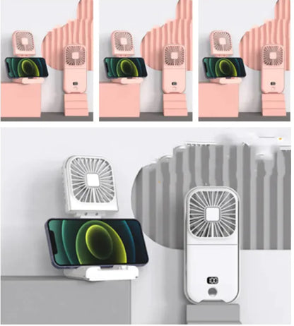 Compact Dual-Mode Cooling Fan, USB Charged
