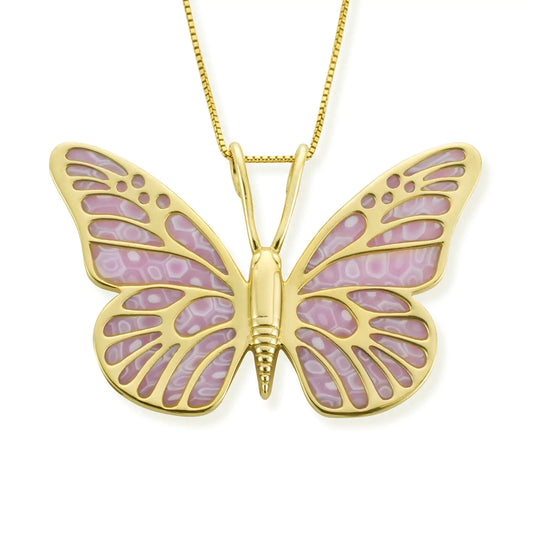 Artisan Gold-Plated Butterfly Charm