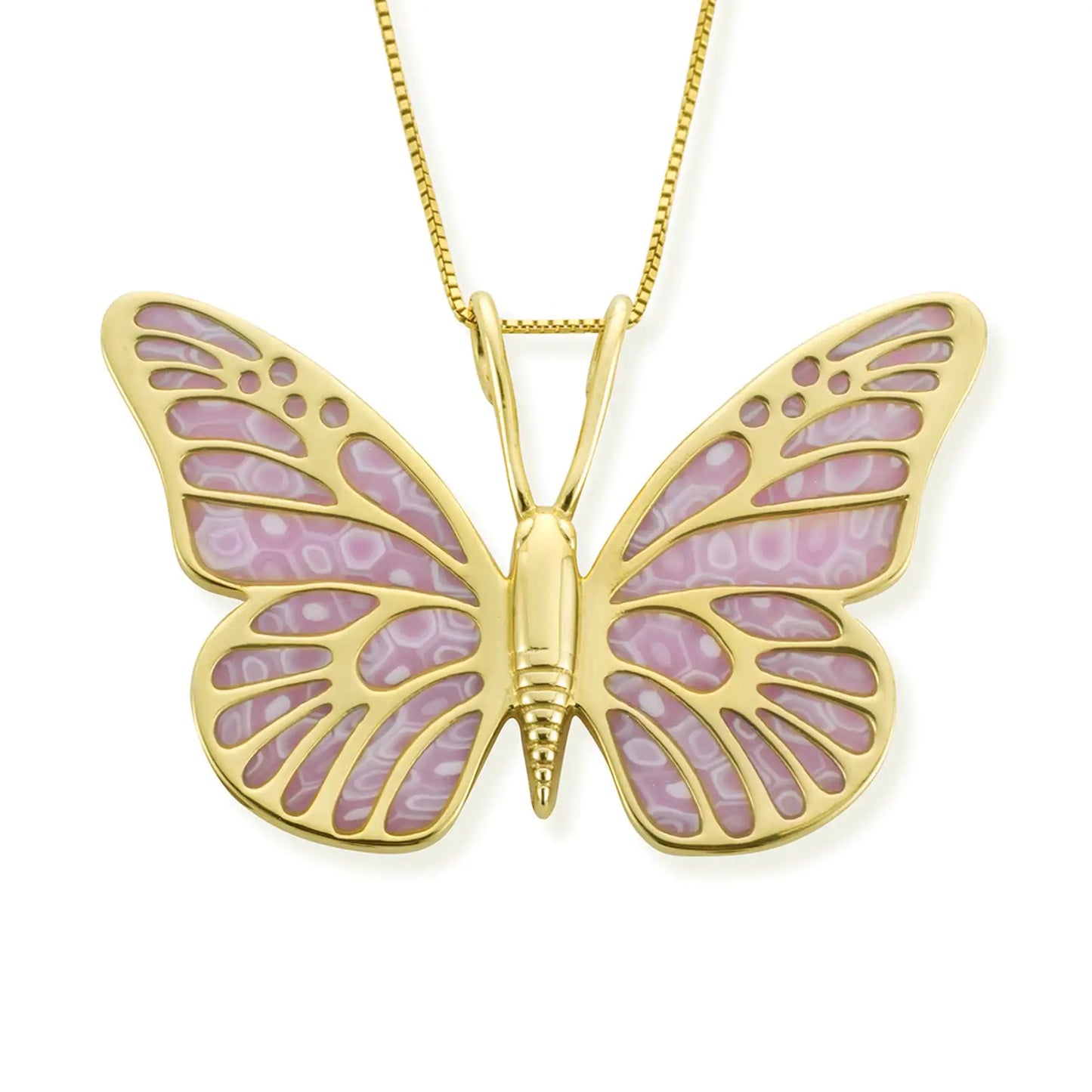 Artisan Gold-Plated Butterfly Charm