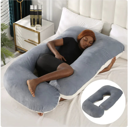 J-Shape Maternity Support Pillow