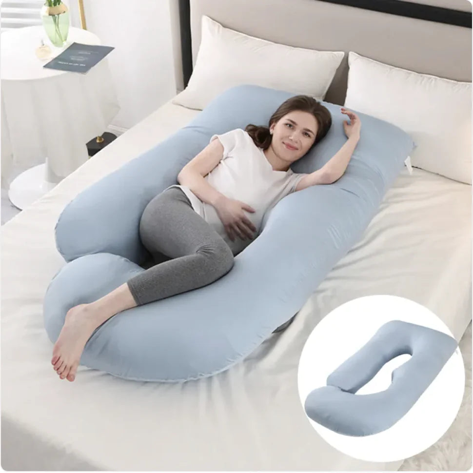 J-Shape Maternity Support Pillow