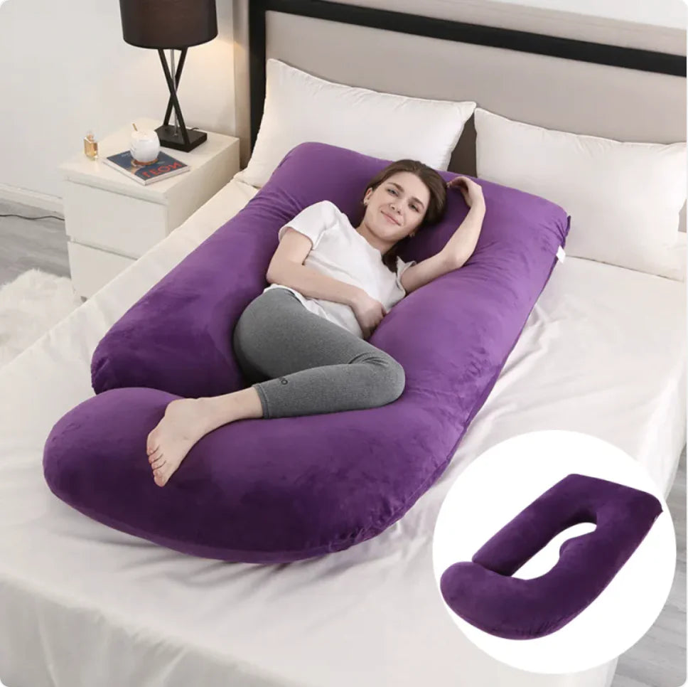 J-Shape Maternity Support Pillow