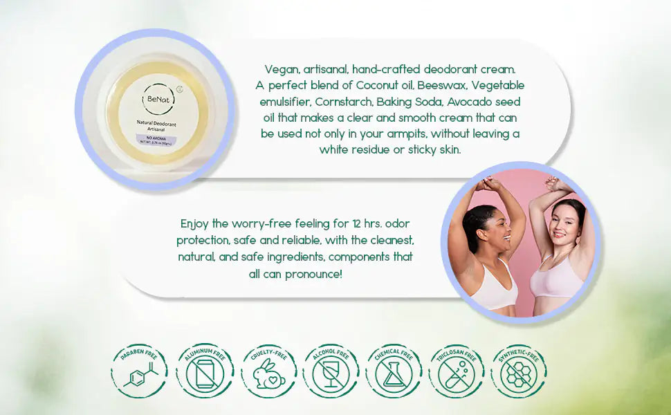 EcoPure Vegan Deodorant Cream
