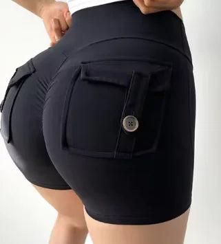 SleekFit Pocket Yoga Shorts